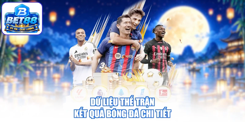 Dữ liệu thế trận kết quả bóng đá chi tiết